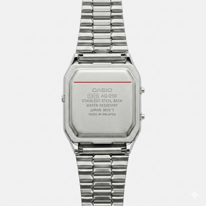 Casio Plateado AQ-230A